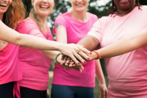 women fighting breast cancer